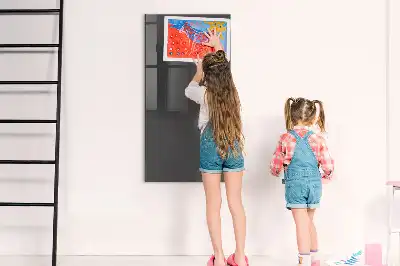 Írható mágnestábla szürke színben