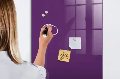 Mágneses írható tábla ibolya színben