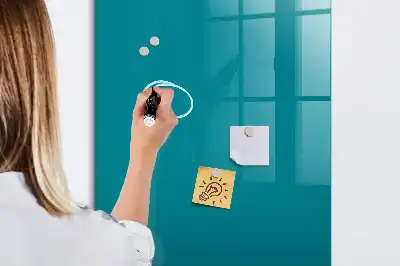 Mágneses írható tábla tengeri színű