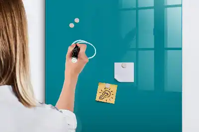Mágneses írható tábla tengeri színű