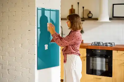 Mágneses írható tábla tengeri színű