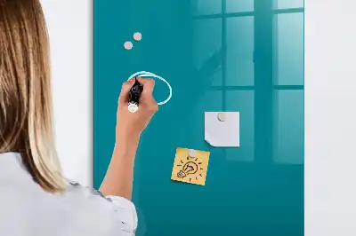 Mágneses írható tábla tengeri színű