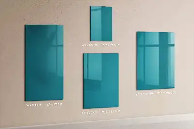 Mágneses írható tábla tengeri színű
