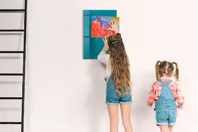 Mágneses írható tábla tengeri színű