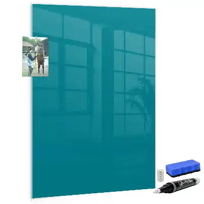 Mágneses írható tábla tengeri színű