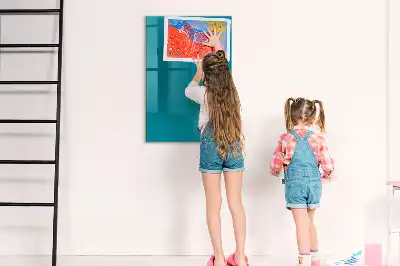 Mágneses írható tábla tengeri színű