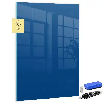 Írható mágnestábla kék színben