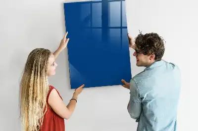 Írható mágnestábla kék színben