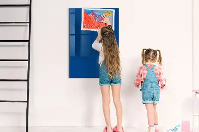 Írható mágnestábla kék színben