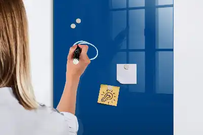 Írható mágnestábla kék színben