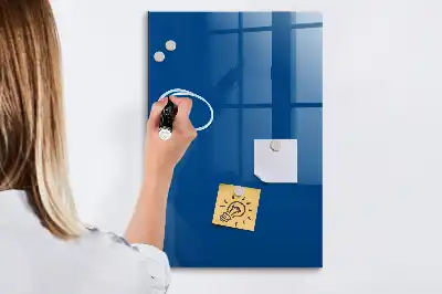 Írható mágnestábla kék színben