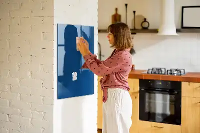 Írható mágnestábla kék színben