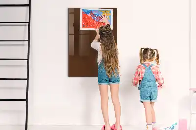 Mágneses írható tábla barna színű