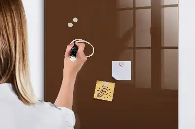 Mágneses írható tábla barna színű
