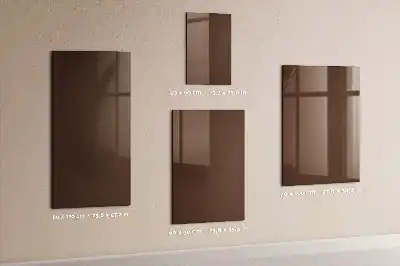Mágneses írható tábla barna színű
