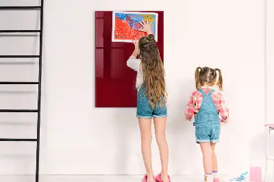 Mágneses írható tábla bordó színben