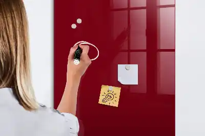 Mágneses írható tábla bordó színben