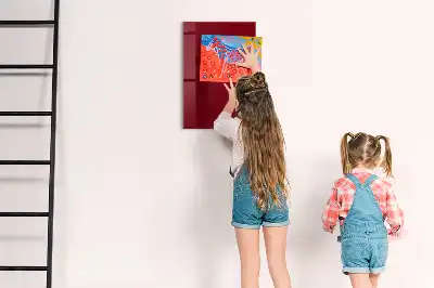 Mágneses írható tábla bordó színben