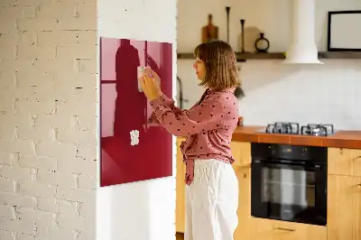Írható mágnestábla piros színben