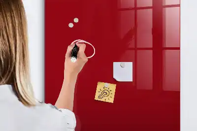 Írható mágnestábla piros színben