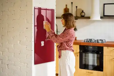 Írható mágnestábla piros színben