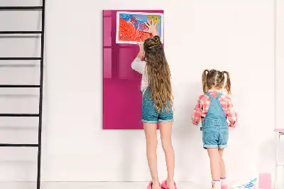 Mágneses írható tábla élénk rózsaszín színben