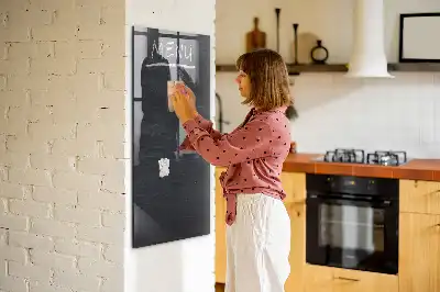Mágneses írható tábla menü tábla