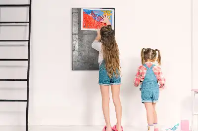 Írható mágnestábla karcolt fém felülettel