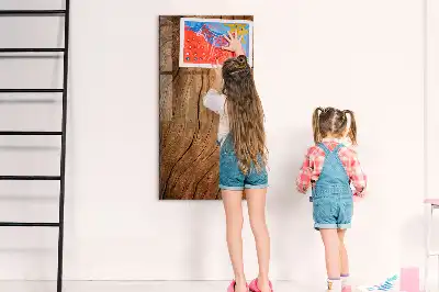 Mágneses írható tábla régi fa kerettel