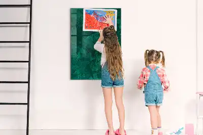 Mágneses írható tábla smaragdzöld színben