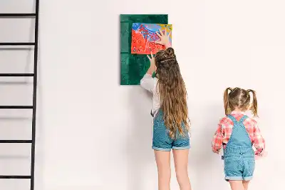 Mágneses írható tábla smaragdzöld színben
