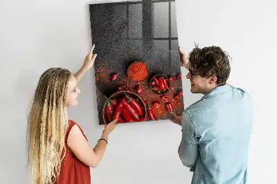 Őrölt paprika mágneses írható tábla