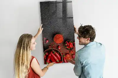 Őrölt paprika mágneses írható tábla