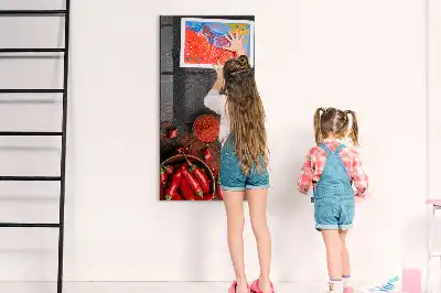 Őrölt paprika mágneses írható tábla