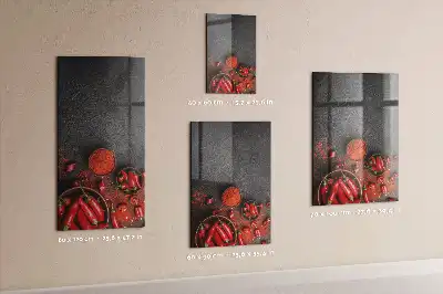 Őrölt paprika mágneses írható tábla