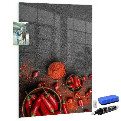 Őrölt paprika mágneses írható tábla