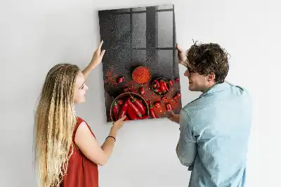Őrölt paprika mágneses írható tábla