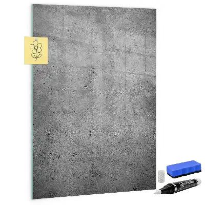 Írható mágnestábla beton hatású