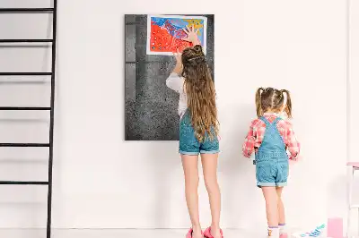 Írható mágnestábla beton hatású