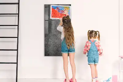 Írható mágnestábla beton hatású