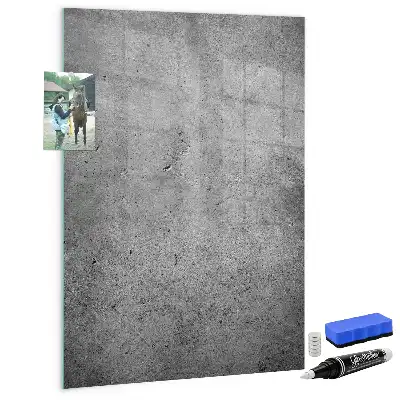 Írható mágnestábla beton hatású