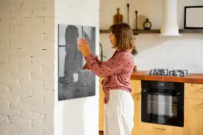 Írható mágnestábla beton hatású