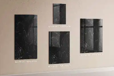 Mágneses írható tábla sötét márvány mintával