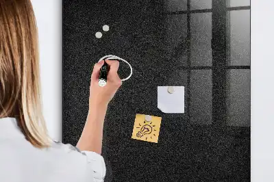 Mágneses írható tábla sötét kőzet mintázatú