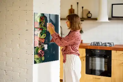 Írható mágnestábla vegán asztali kivitelben