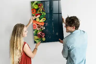Írható mágnestábla vegán asztali kivitelben