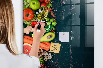 Írható mágnestábla vegán asztali kivitelben