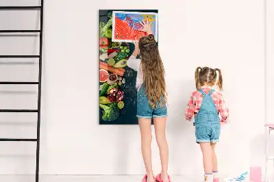 Írható mágnestábla vegán asztali kivitelben