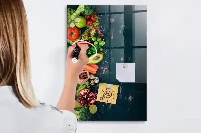 Írható mágnestábla vegán asztali kivitelben