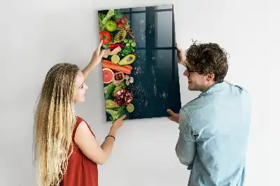 Írható mágnestábla vegán asztali kivitelben